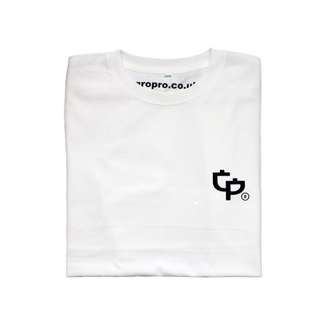 Black GP Tree Design on a folded White T-Shirt
