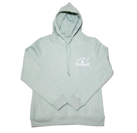 Sage Green Growth & Progression Clothing Women's Hoodie front view