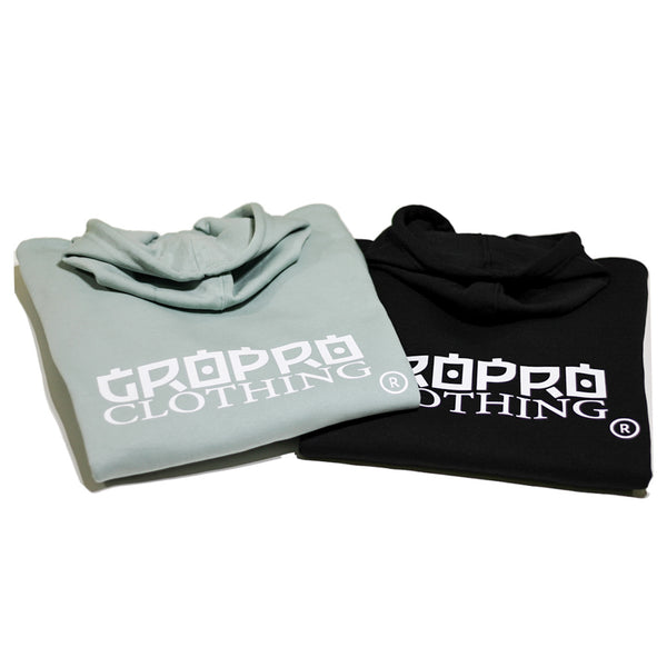 Sage Green & Black Growth & Progression Clothing | GROPRO Clothing Men's Hoodie 