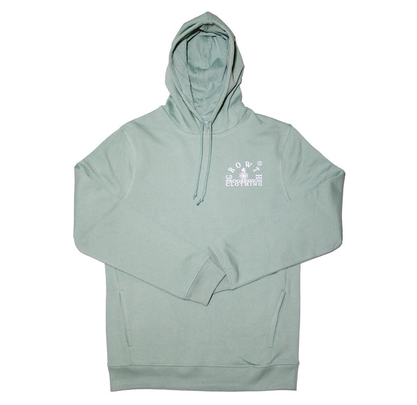 Mens Growth & Progression Clothing Sage Green Hoodie