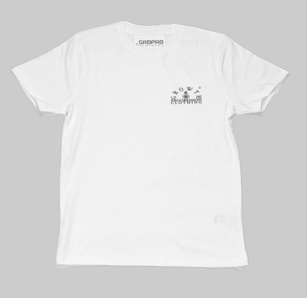 White Growth & Progression Arch design T-Shirt